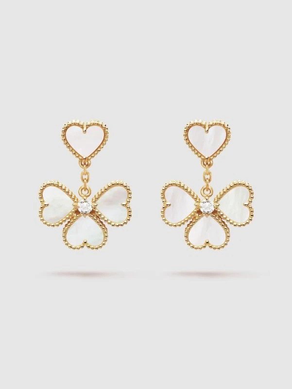 Pendientes de corazones dulces